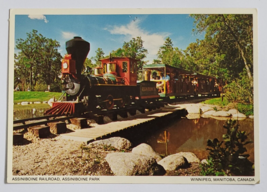 1989 Assiniboine Railroad Winnipeg Manitoba Canada Postcard Vintage Stamped - £9.58 GBP