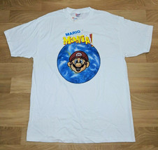Super Nintendo SNES 1993 Mario Mania Employee Promo Shirt Men's XL 1990s Vintage - $395.99