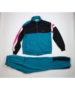 Vintage 90s Streetwear Mens Large 2 Piece Color Block Warm Up Track Suit... - £70.02 GBP