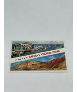 It’s Great To Be On Martha’s Vineyard Island Postcard Vintage UNPOSTED U... - $17.54