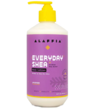 Alaffia Everyday Shea Body Lotion Normal to Very Dry Skin Lavender 16.0fl oz - £26.14 GBP