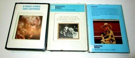 VTG Lot of 3 - 8 Track Tapes UNTESTED AS IS TAMMY WYNETTE You And Me Gol... - £7.72 GBP