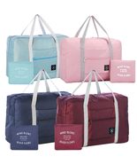 4PCS Foldable Travel Duffel Bag 2PCS Tote Carry on Luggage Bag Spirit Ai... - £22.20 GBP