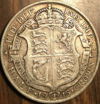 1915 Uk Gb Great Britain Silver Half Crown Coin - £18.44 GBP