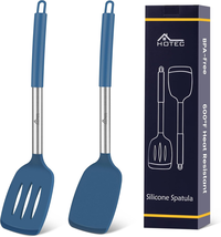 HOTEC Silicone Spatula Set of 2 Heat-Resistant 600°F &amp; Bpa-Free Kitchen ... - $41.42