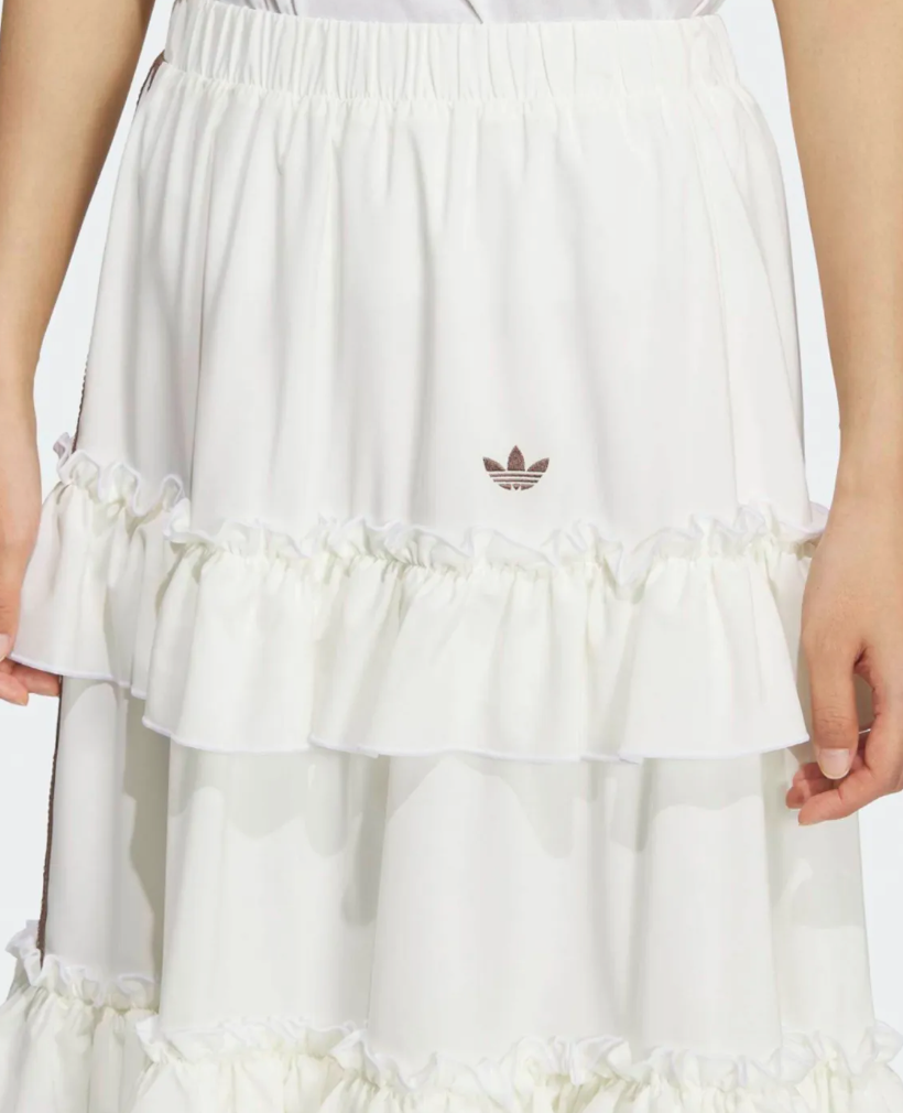 adidas Originals Long Skirt Women's Casual Dress Lifestyle Black AsiaFit KQ6506 Item image 3