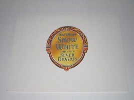 Disney Store Exclusive Lithograph Portfolio Snow White & the Seven Dwarfs - £11.16 GBP