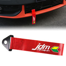 Car Tow Towing Red Strap Belt JDM Racing Drift Rally Hook Universal x1 - £8.49 GBP