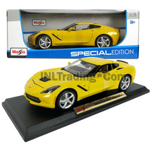 Maisto Special Edition 1:18 Die Cast Yellow Sports Coupe 2014 CORVETTE S... - £44.02 GBP