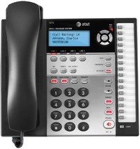 At&amp;T 1070 4-Line Expandable Corded Phone System With Caller, Black/Silver - $259.96