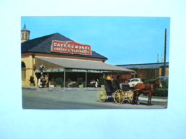 New Orleans LA, The Cafe Du Monde, Louisiana Vintage Postcard - £3.52 GBP