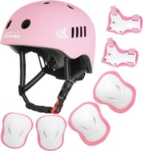 Kamugo Kids Bike Helmet Set, Toddler Helmet For Ages 2-8 Boys Girls With... - $47.99