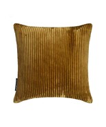 The HomeCentric Gold Throw Pillow Cover Velvet Striped - Gold Lines - $609.37 MXN+