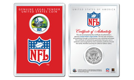 INDIANAPOLIS COLTS NFL Helmet JFK Half Dollar Coin w/ NFL Display Case L... - $9.46