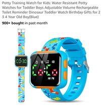 Potty Training Watch for Kids - Water Resistant Dinosaur Reminder Blue - $21.66