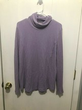 Saturday Sunday by Anthropologie Cowl Neck Lavender Sweater Women&#39;s SZ XL - £11.07 GBP