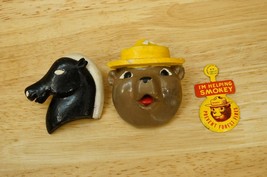 Vintage 1950-60s Era BSA Boy Scouts Lot Chalkware Slides Horse Smokey Bear - $14.84