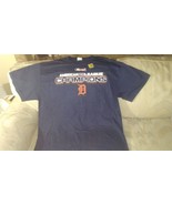 Detroit Tigers Men L T Shirt MLB American League Champions Champs 2006 Authentic - $14.15