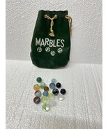 Vintage Lot of Mixed Marbles &amp; Bag - $40.60 CAD