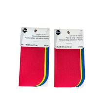 Dritz Twill Iron-On Patches 2 Packages of 4 Multicolor - £7.89 GBP