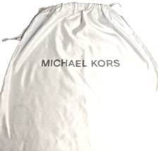 Michael Kors Shoes Dust Cover Bag Womens White Satin Drawstring 18 in X 18 in - £13.06 GBP