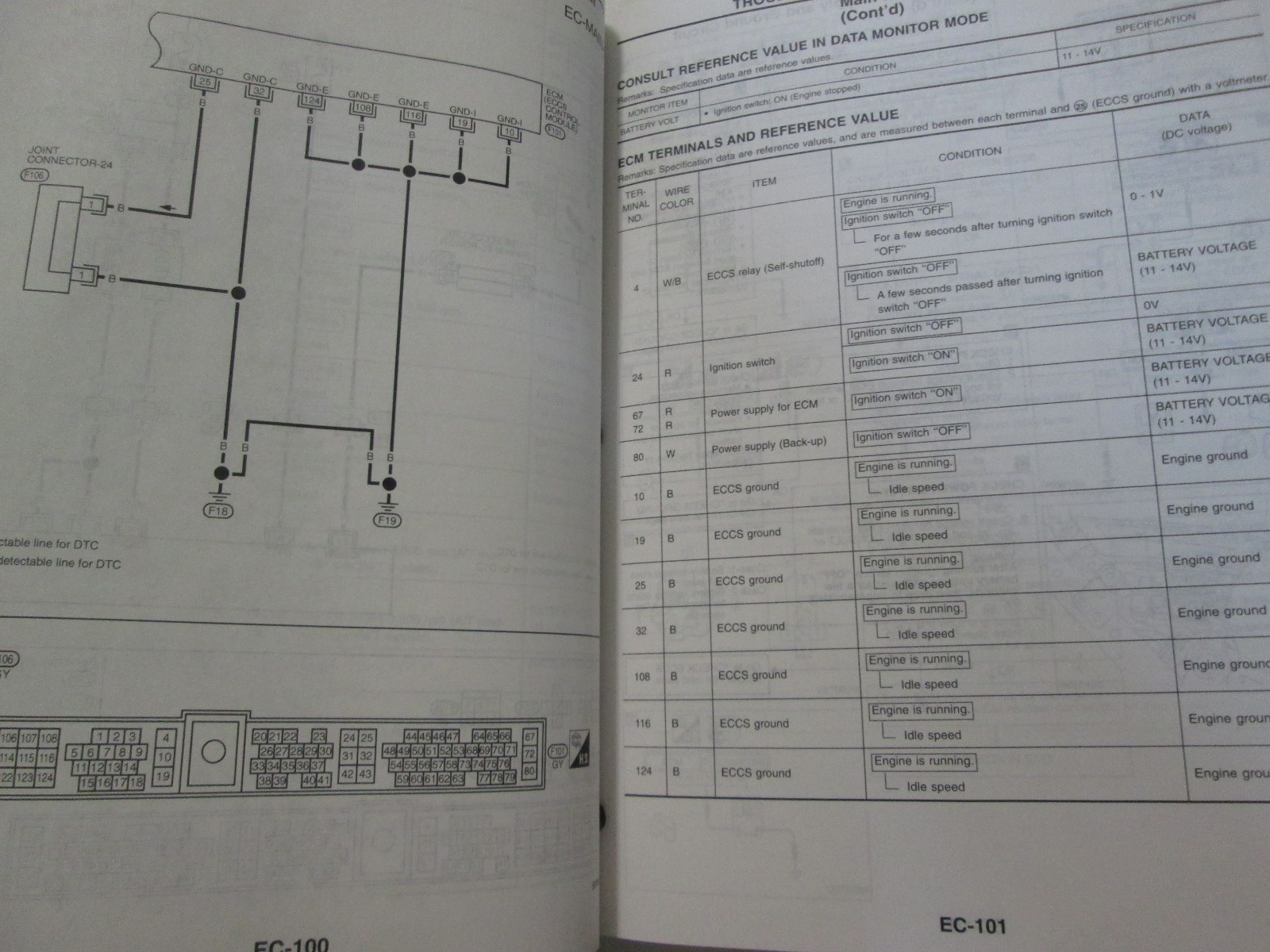 Manuale Di Servizio E Riparazione Per Nissan Maxima 1997 OEM Usato Libro 97 Item image 7