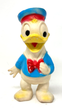 Vintage Donald Duck Rubber Squeak Toy Walt Disney 6 Inch - $6.95