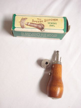 Vintage The Speedy Stitcher Sewing Awl Stewart Mfg. Co. Worcester, Mass. - $8.99