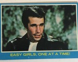 Happy Days Vintage Trading Card 1976 #7 Henry Winkler Easy Girls One At ... - $2.48