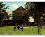 Old Block House Fort Scott Kansas KS UNP DB Postcard P19 - $4.90