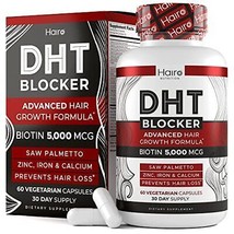 DHT Blocker Hair Growth Supplement - High Potency Biotin &amp; Saw Palmetto for H... - $42.89