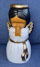 Christmas Holiday Time 11” Blow Mold Tabletop Shelf Indoor Praying Angel NWT - £12.78 GBP