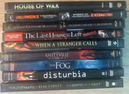 Horror Movie Remake DVD 9 Piece Lot: Halloween, Amityville, Nightmade On... - $19.79