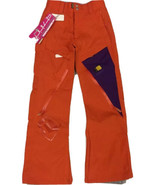 NEW Static Snowboard Pant Orange Purple  Womens XXS / Youth L 10000mm Wa... - £19.46 GBP