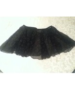 Girls-Size 12/14-Jacques Moret black heart skirt-gymnastic/dance. - £8.21 GBP