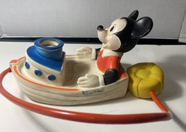 Walt Disney Mickey Mouse Bubble Barge  Bath Toy Child Guidance Vintage 1960 - €13,01 EUR