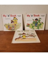 Vintage Three Children Learning Books Steps to Reading &quot;d&quot;, &quot;e&quot;, &quot;n&quot; books - $179.51 MXN