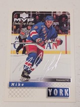 Mike York New York Rangers 2000 Upper Deck Stanley Cup Silver Script Rookie Card - £0.76 GBP