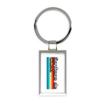 Santiago De Cuba : Gift Keychain Cuban City Sign Colorful Rainbow Wall Decor Lat - £6.38 GBP