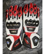 BMW REAL COWHIDE Leather Motorcycle Motorbike Motogp Racing Leather Gloves - $1,330.33 MXN+