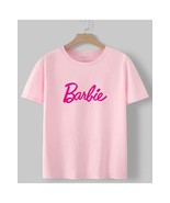 Pink Barbie Printed Kids T-shirt - £10.44 GBP