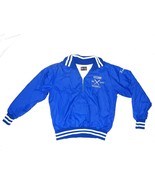 Vtg 1/4 Zip Warm up Jacket Satin U-Conn Big East Butwin L Union USA - $21.99