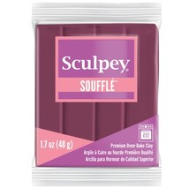 Sculpey Souffle Clay 2oz-Cabernet - £14.96 GBP