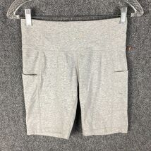 Baleaf Shorts Women's Small Compression Pull On Gray Athletic Cotton Ble... - $9.49