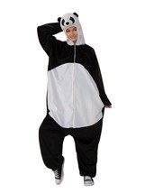 Rubie&#39;s Unisex-Adult&#39;s Opus Collection Comfy Wear Panda Costume, Black/White, L- - £93.38 GBP