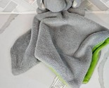 Animal Adventure Plush Elephant Lovey Blanket Green Grey 2022 Blankie - £13.41 GBP