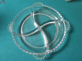 Compatible with Imperial Glass Candlewick 4 Part Handled Relish Bowl Dish 9 1/2&quot; - £35.31 GBP