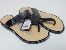 bebe Girls Sz Small 11/12 M (Y) Little Kid Girls Rhinestone Stud T-Strap... - $12.16 CAD