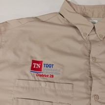 Columbia Omni-Shade FM7253 Men's 2XL Brown Vented Button Front Long Sleeve Shirt image 7