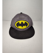 BATMAN DC Comics Gray Original Snapback  Hat/Cap Flat Brim Superhero  - €8,59 EUR